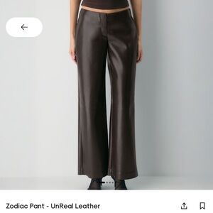 ISO Aritzia Zodiac Pant Unreal Leather